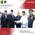 Penyerahan Remisi Peringatan HUT Ke-79 Republik Indonesia dan Upacara Peringatan HUT RI di Kantor Gubernur Sulawesi Tenggara