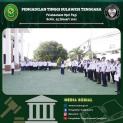 Pelaksanaan Apel Pagi Pengadilan Tinggi Sulawesi Tenggara