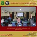 Monitoring dan Evaluasi Pembangunan Zona Integritas menuju WBK dan WBBM Monitoring dan Evaluasi Pembangunan Zona Integritas menuju WBK dan WBBM