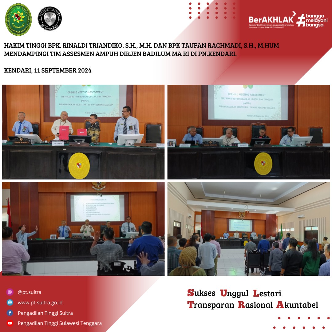091124 hakim tinggi mendampingi tim asesmen badilum