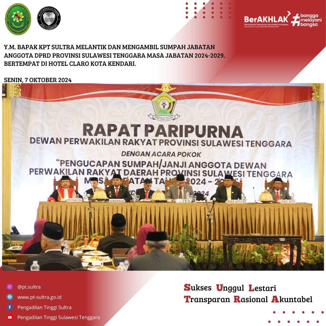 100724 sumpah jabatan anggota dprd 1