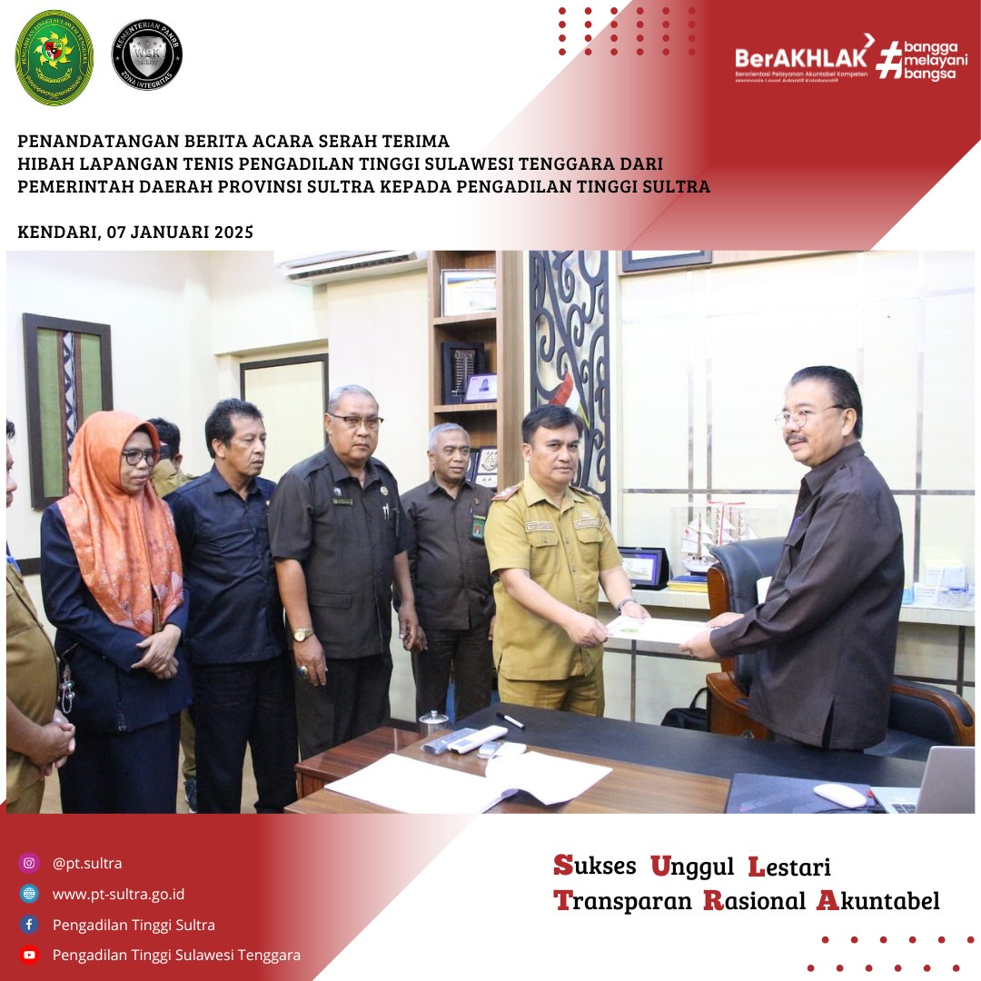 010725 penandatanganan bast hibah lapangan tenis