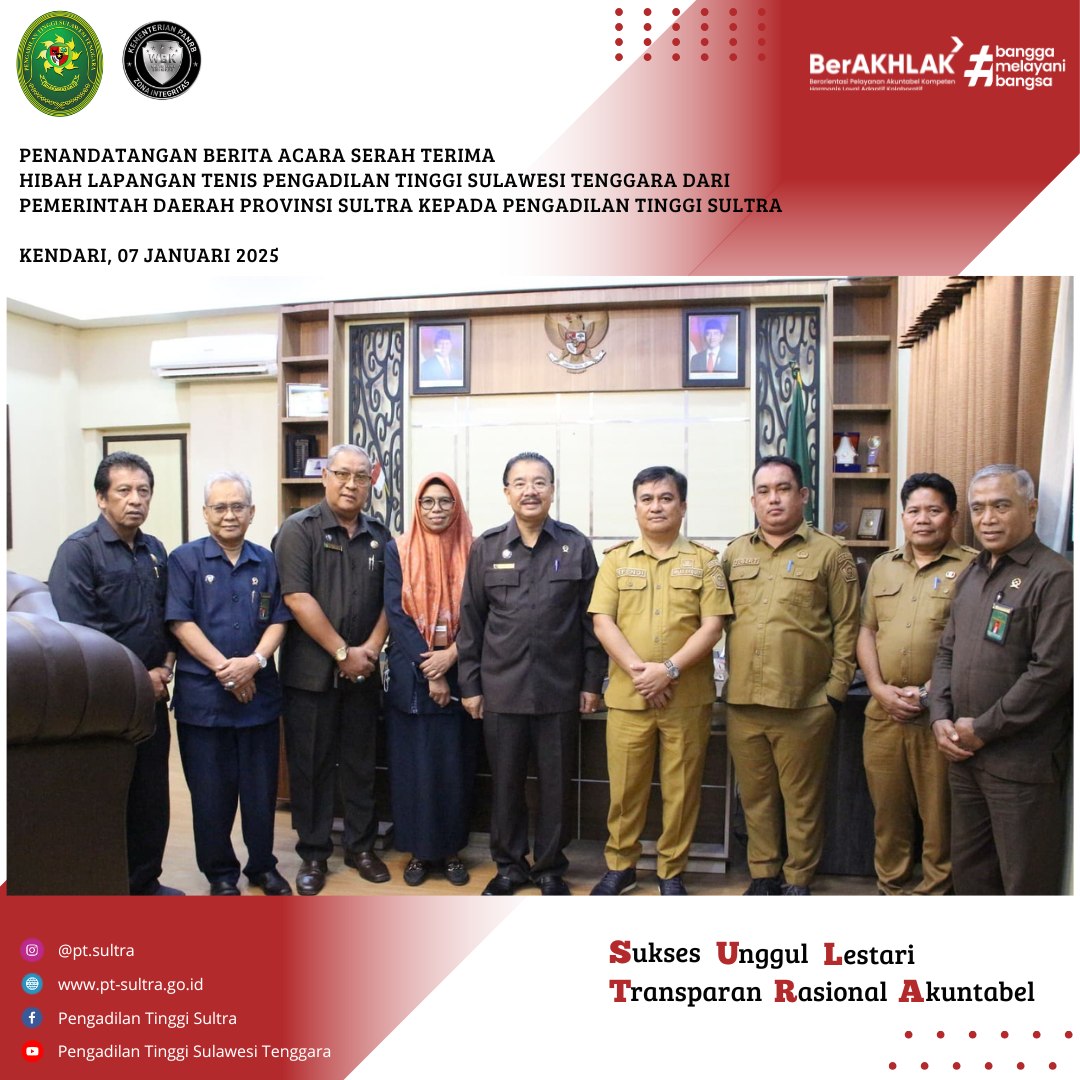 010725 penandatanganan bast hibah lapangan tenis